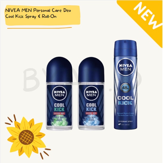 Jual New Nivea Men Personal Care Deodorant Cool Kick Freezy Green