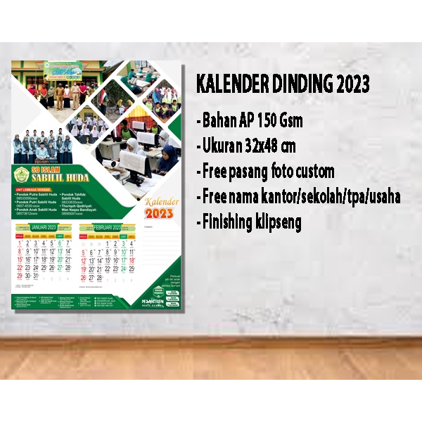 Jual Kalender Dinding Shopee Indonesia