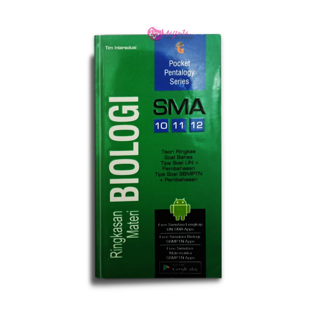 Jual BUKU RUMUS PELAJARAN SMA POCKET PENTALOGI SERIES RINGKASAN