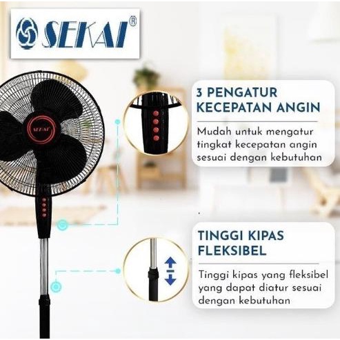 Jual Sekai Kipas Angin Tumpu Sfn Inchi Shopee Indonesia