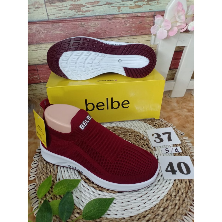 Jual Sepatu Slip On Belbe Import Original Warna Merah Dan Maroon