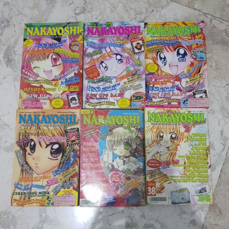 Jual Buku Komik Majalah Komik Uniq Trendy Nakayoshi Edisi