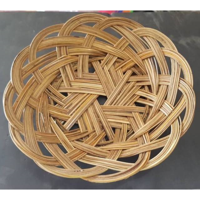 Jual Piring Rotan Lidi Piring Lidi Piring Anyaman Piring Bambu Piring