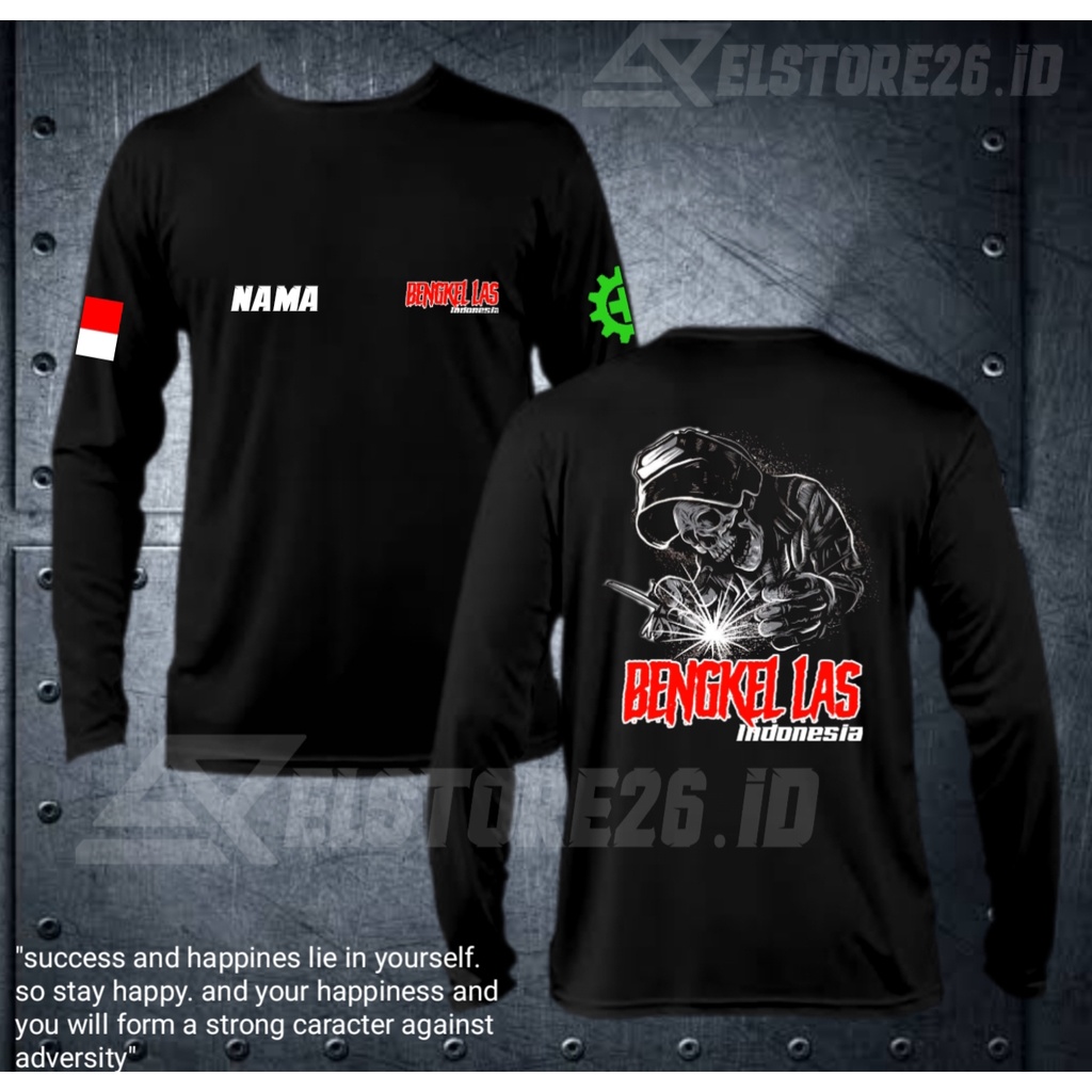 Jual ELSTORE ID KAOS TSHIRT TUKANG LAS WELDER BISA CUSTOM NAMA LOGO