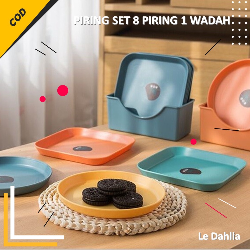 Jual Piring Set Piring Wadah Piring Snack Piring Kue Ulang Tahun