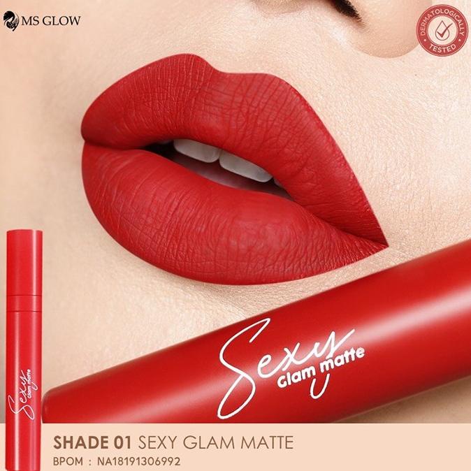 Jual Ms Glow Sexy Glam Matte Bibir Sexy Seketika Shopee Indonesia