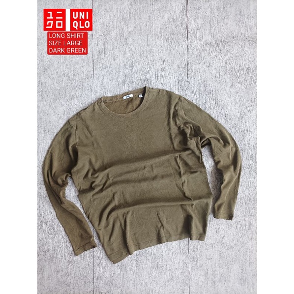 Jual UNIQLO LONGSHIRT KAOS UNIQLO Shopee Indonesia