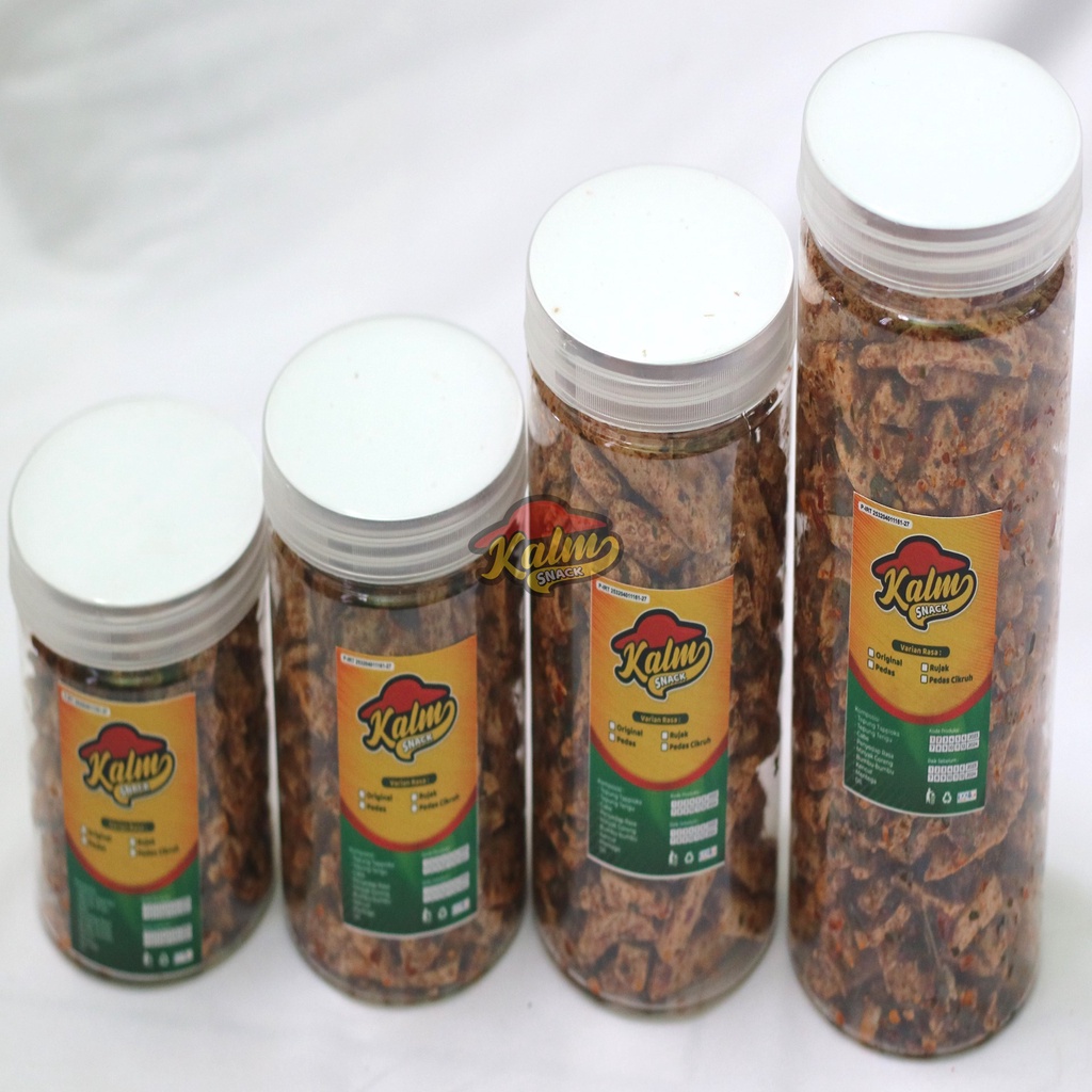 Jual Basreng Stick Gurih Pedas Extra Daun Jeruk Kemasan Toples Ml