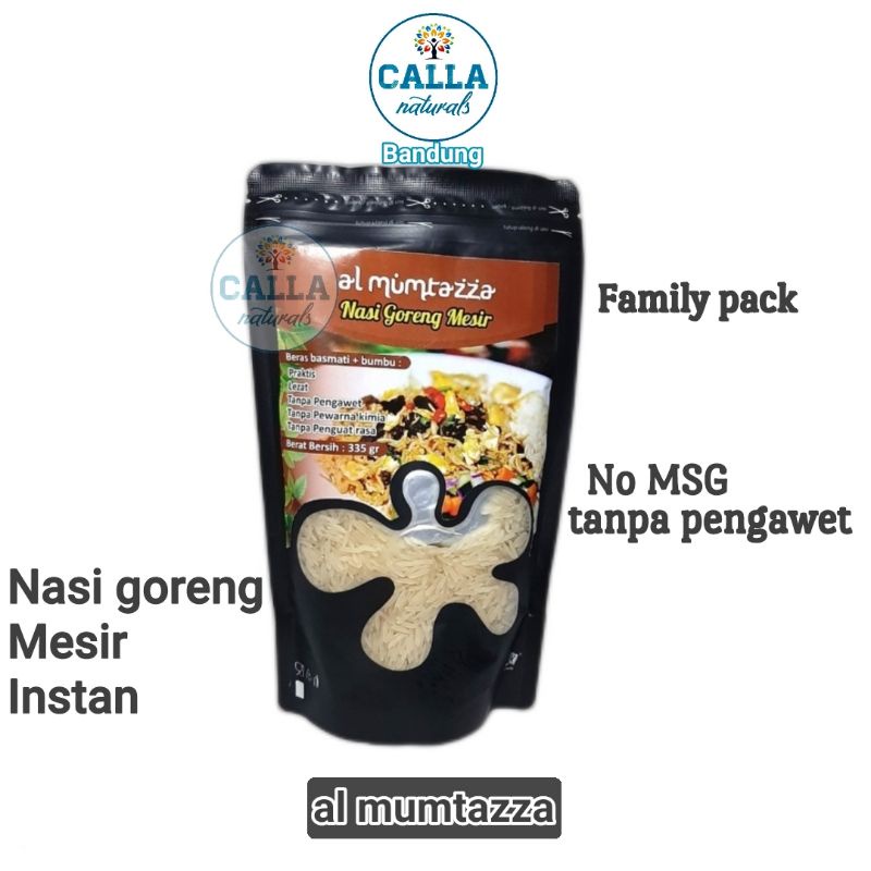 Jual NASI GORENG MESIR INSTAN NO MSG HALAL AL MUMTAZZA BERAS BASMATI