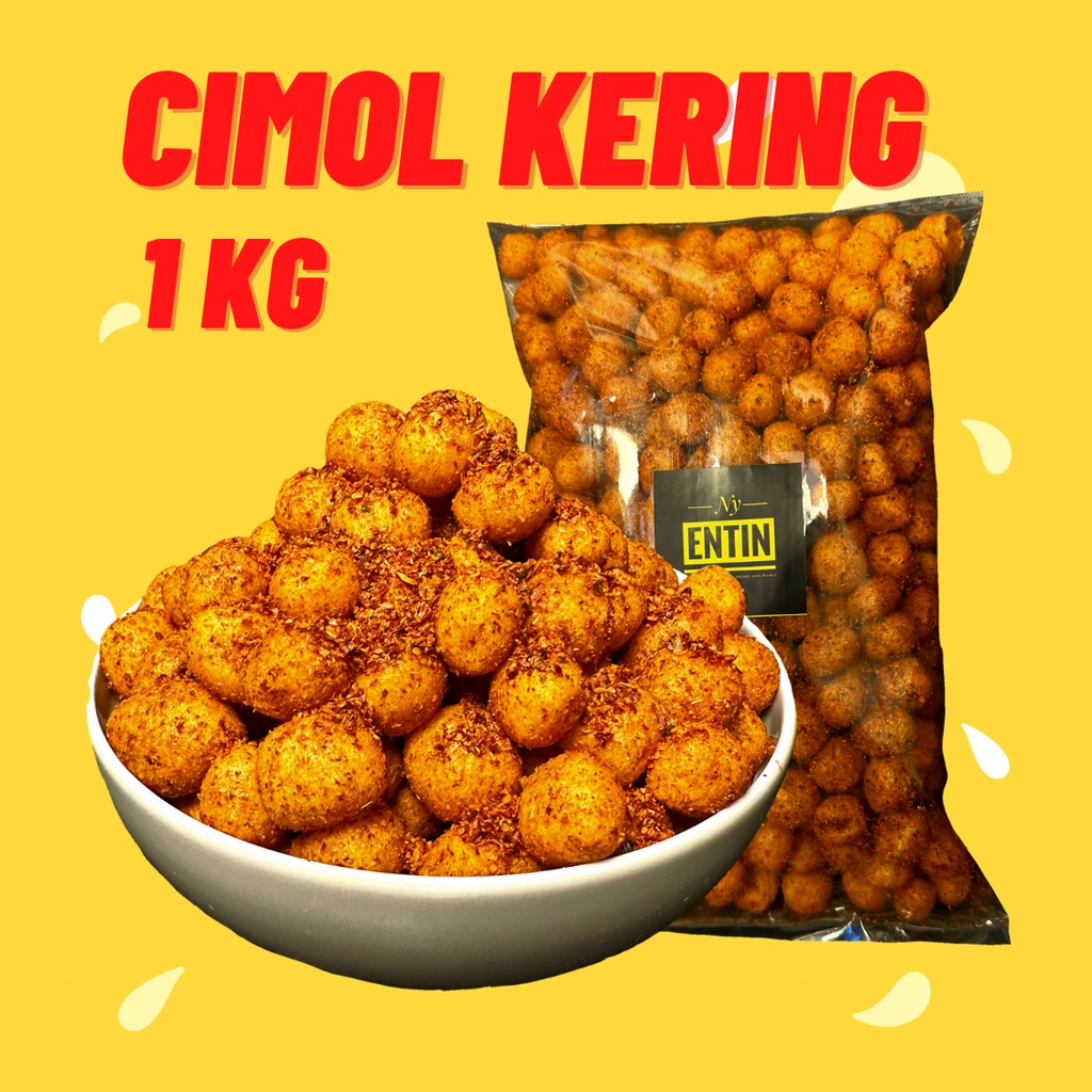 Jual Cimol Kering Kg Pedas Gurih Ny Entin Shopee Indonesia