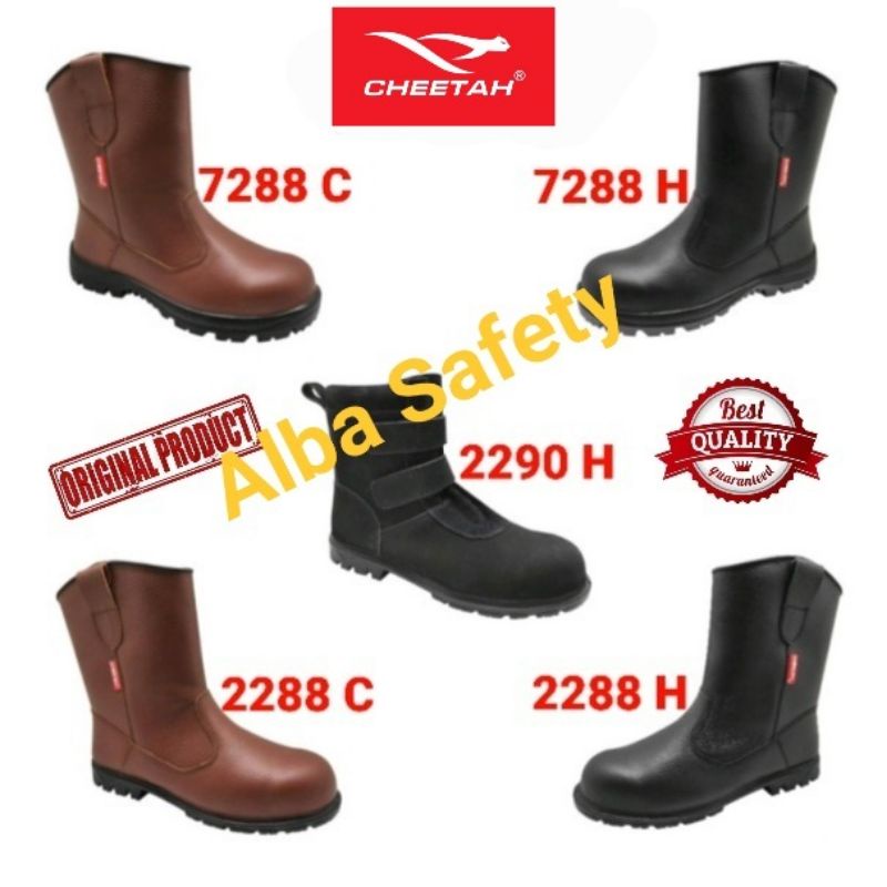 Jual Sepatu Safety Cheetah Original Safety Shoes Ujung