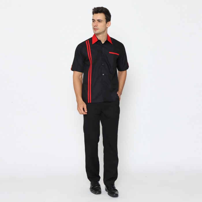 Jual Seragam Driver Kemeja Office Baju Seragam Pria Unisex Atasan Skpt