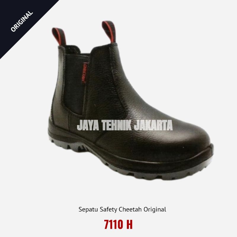 Jual Sepatu Safety Cheetah 7110 Sepatu Safety Ujung Besi Shopee Indonesia