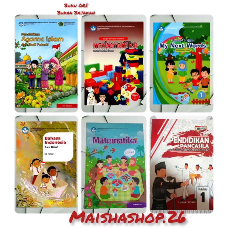 Jual Buku Paket Kurikulum Merdeka Penggerak Sd Mi Kelas Shopee