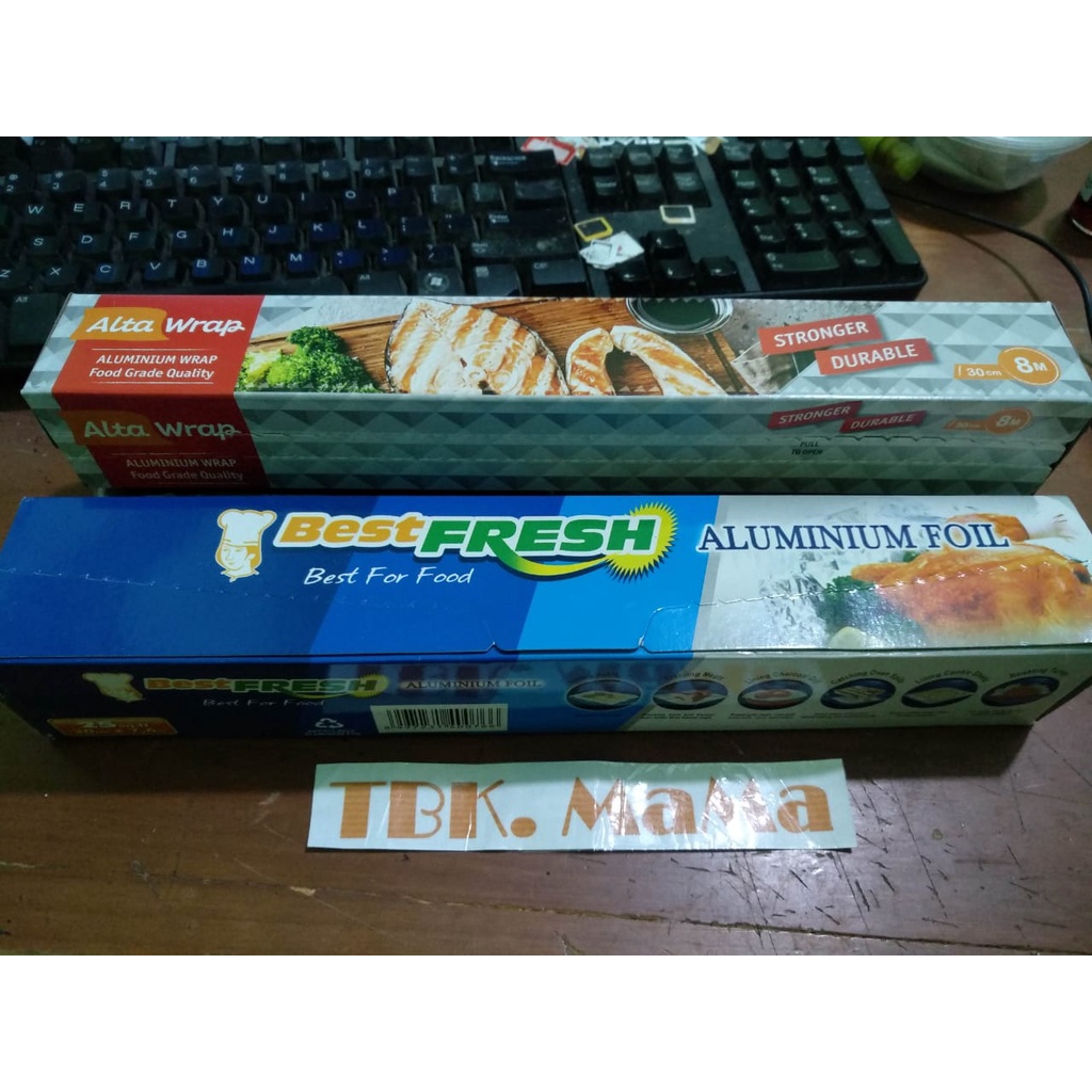 Jual Aluminium Foil 30cm X 7 6 Meter Dan 30cm X 8 Meter Shopee Indonesia