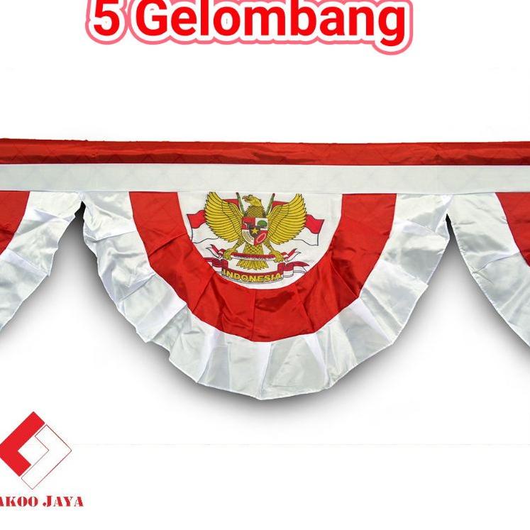 Jual Stock Pilihan Bendera Bekron Merah Putih Garuda Jdl Gelombang