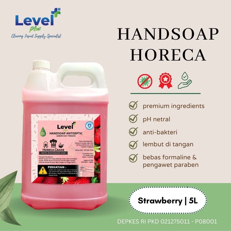 Jual Hand Soap Antiseptic Horeca L Strawberry Sabun Cuci Tangan