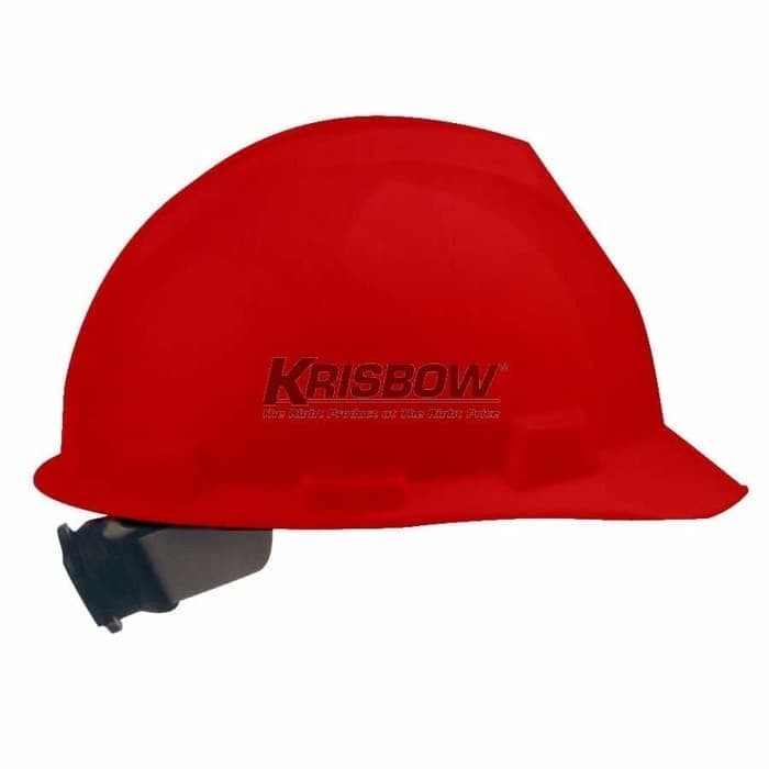 Jual Safety Helmet Helm Safety Merah Krisbow Helmet Front Brim Red Helm