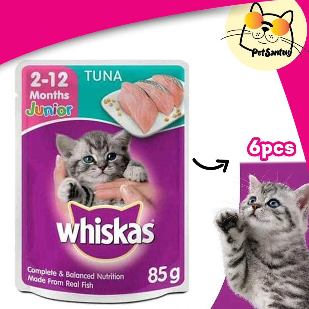 Jual Whiskas Pouch Junior Months Tuna G Cat Food Per Pcs Lebih