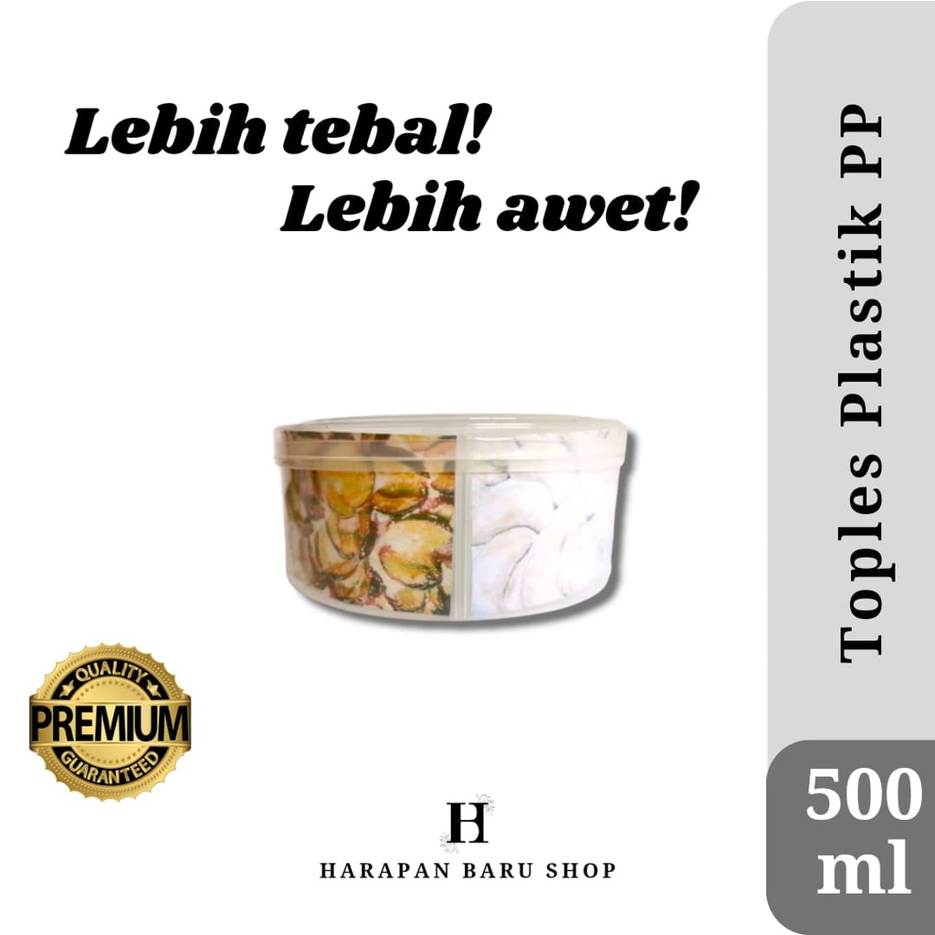 Jual Hbs Toples Plastik Bulat Sekat Premium Anti Pecah Ml Kotak