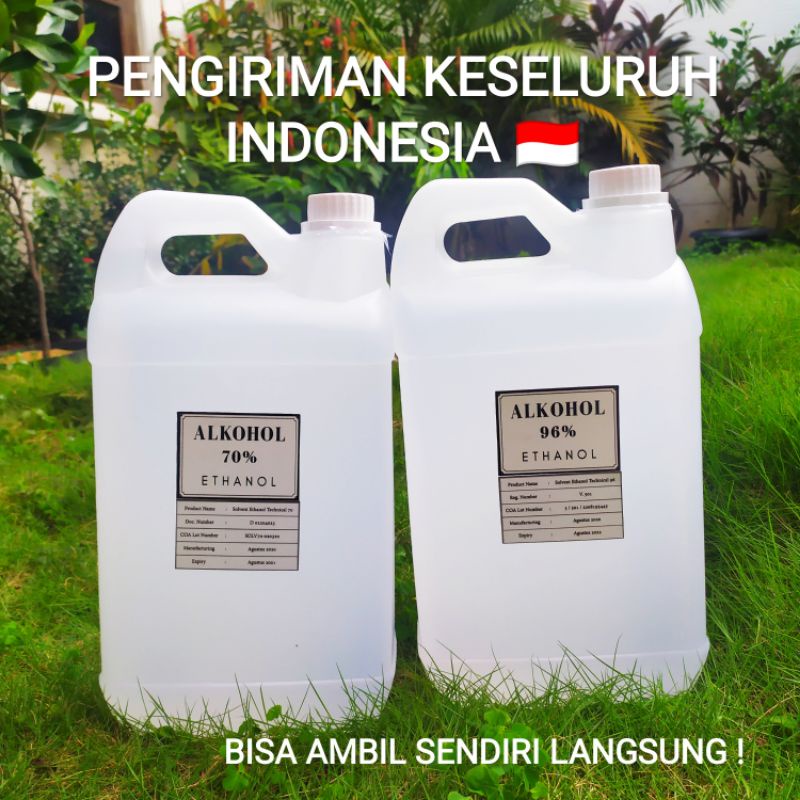 Jual Alkohol Liter Ethanol Teknis Grade A Murni Tanpa Campuran