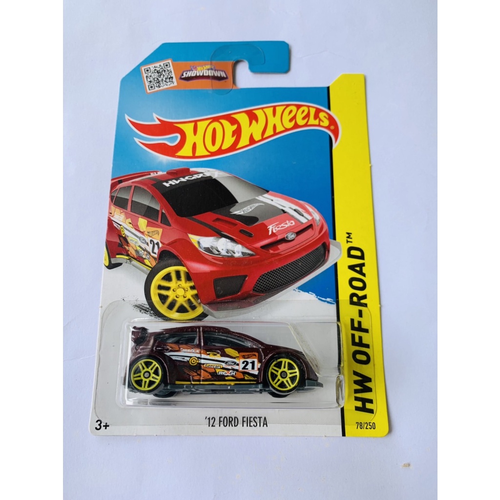 Jual HOTWHEELS HOT WHEELS 12 FORD FIESTA MERAH COKLAT TUA HW OFF ROAD