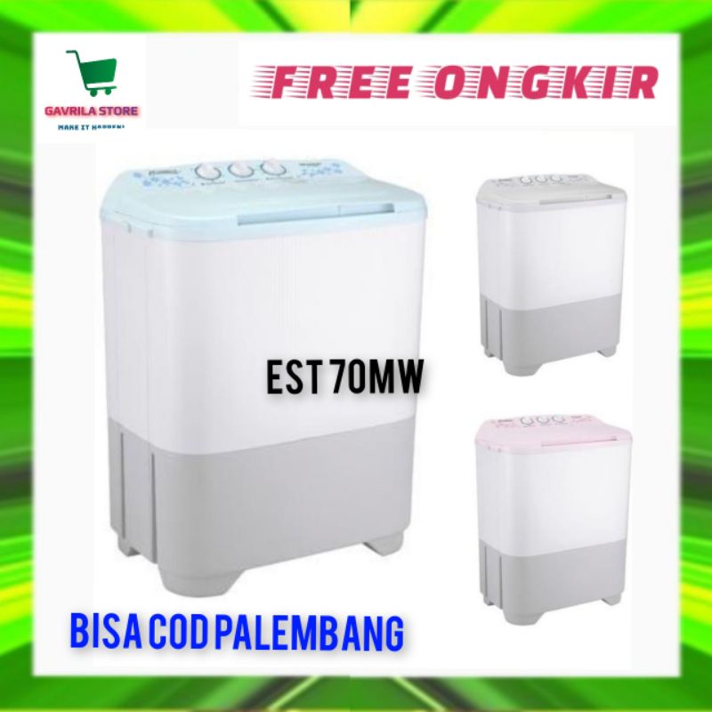 Jual MESIN CUCI 2 TABUNG SHARP 7KG 7 KG EST 70MW EST 70 MW ORIGINAL