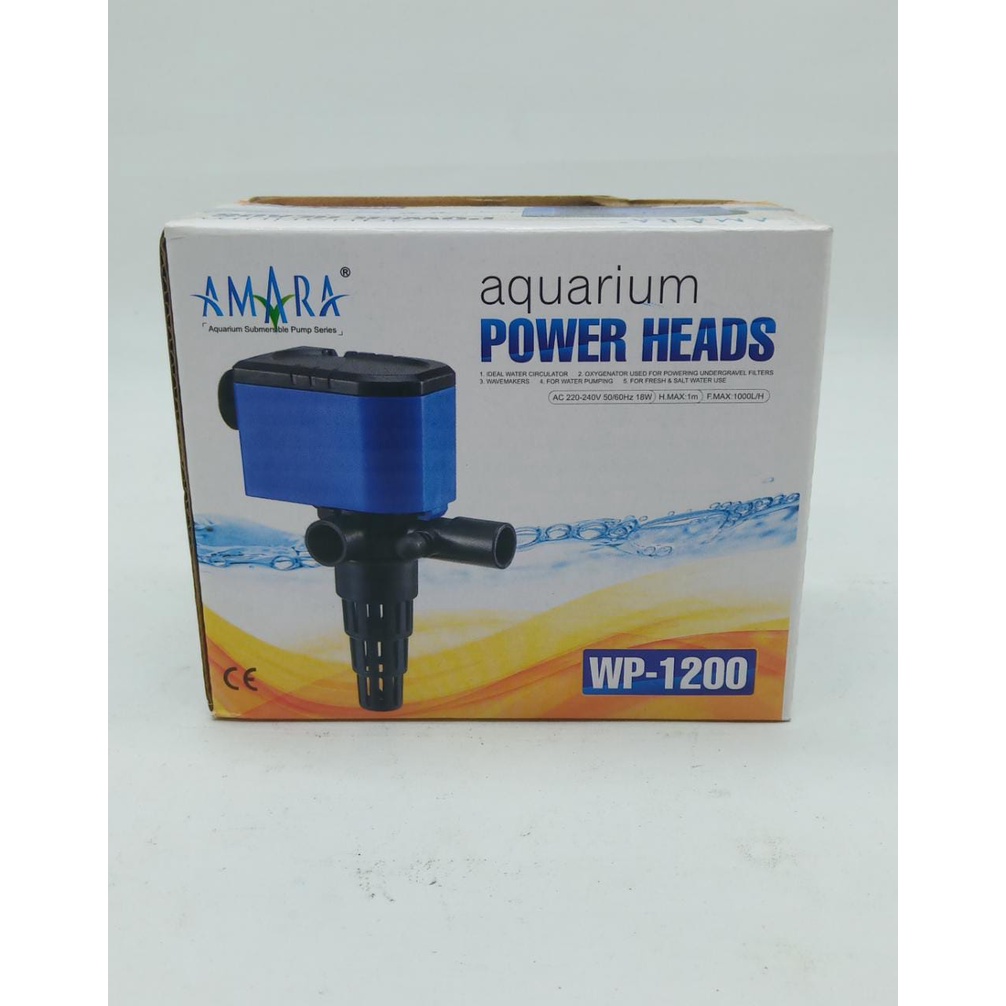 Jual Amara Wp Mesin Pompa Celup Power Head Aquarium Ikan Hias