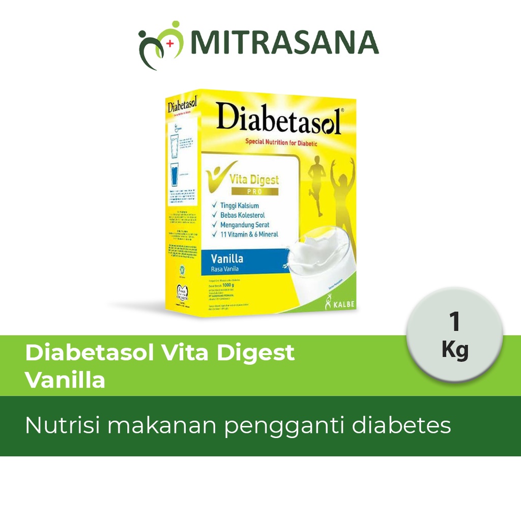 Jual Diabetasol Cokelat Vanila 1000gr 1 Kg Nutrisi Khusus Untuk