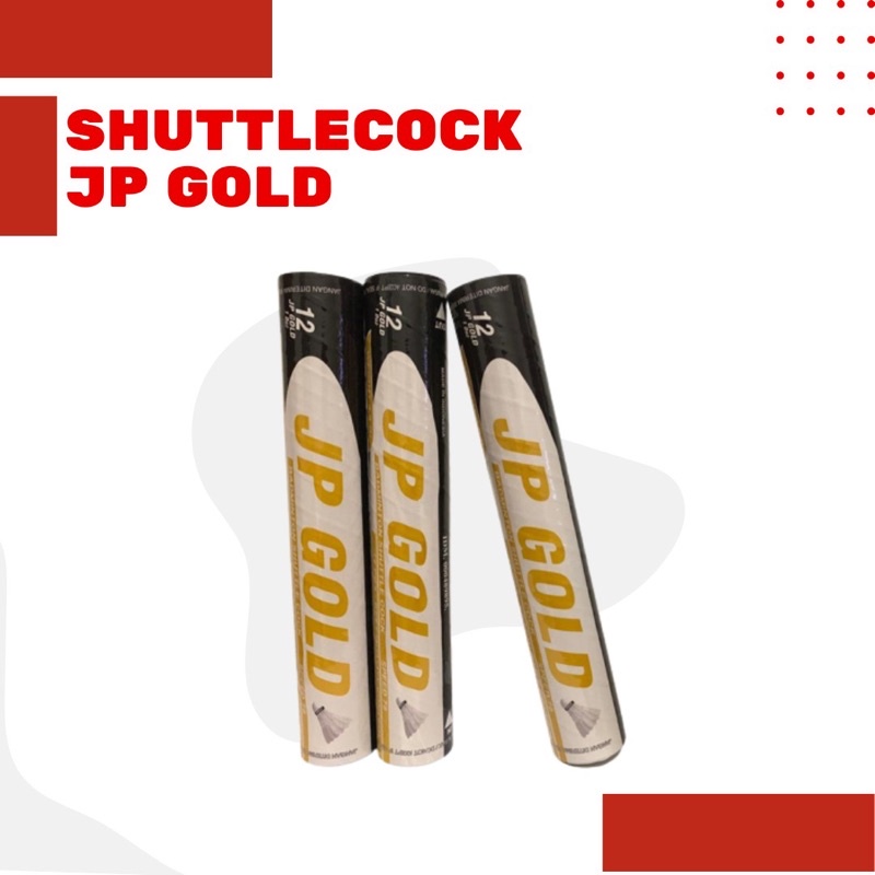 Jual Shuttlecock Jp Gold Cock Badminton Jp Gold Bola Badminton Shopee