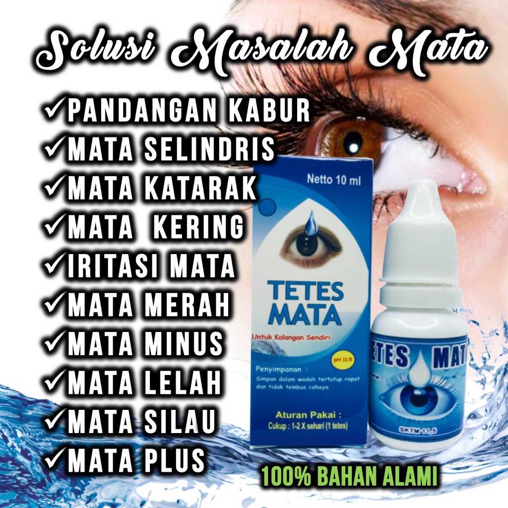 Jual OBAT TETES MATA MINUS PLUS SELINDRIS KATARAK OBAT MATA HERBAL