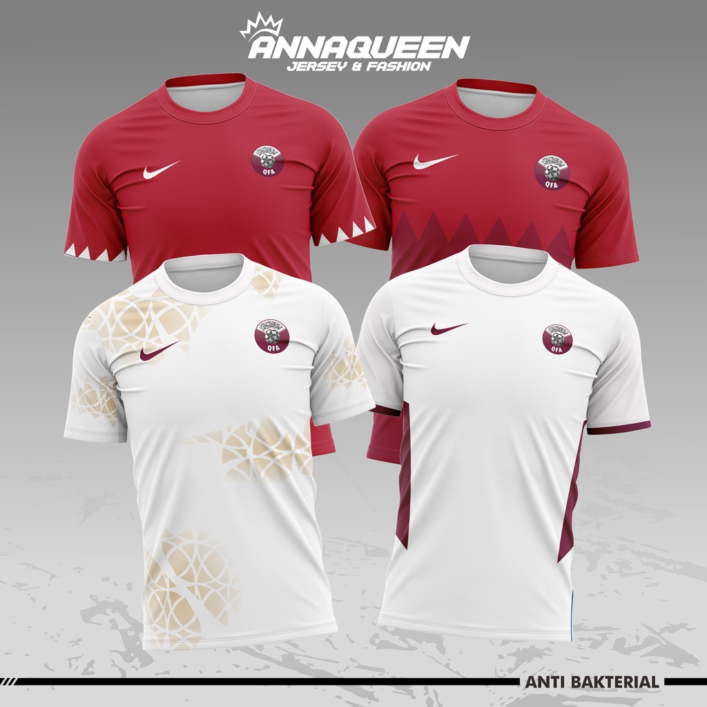 Jual JERSEY BAJU KAOS TIMNAS SEPAKBOLA QATAR PIALA DUNIA QATAR 2022