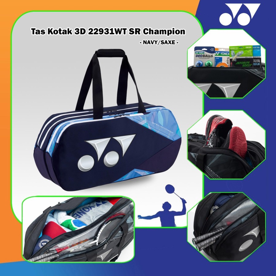 Jual Tas Yonex D Q Wt Sr Tas Kotak Badminton Original Shopee