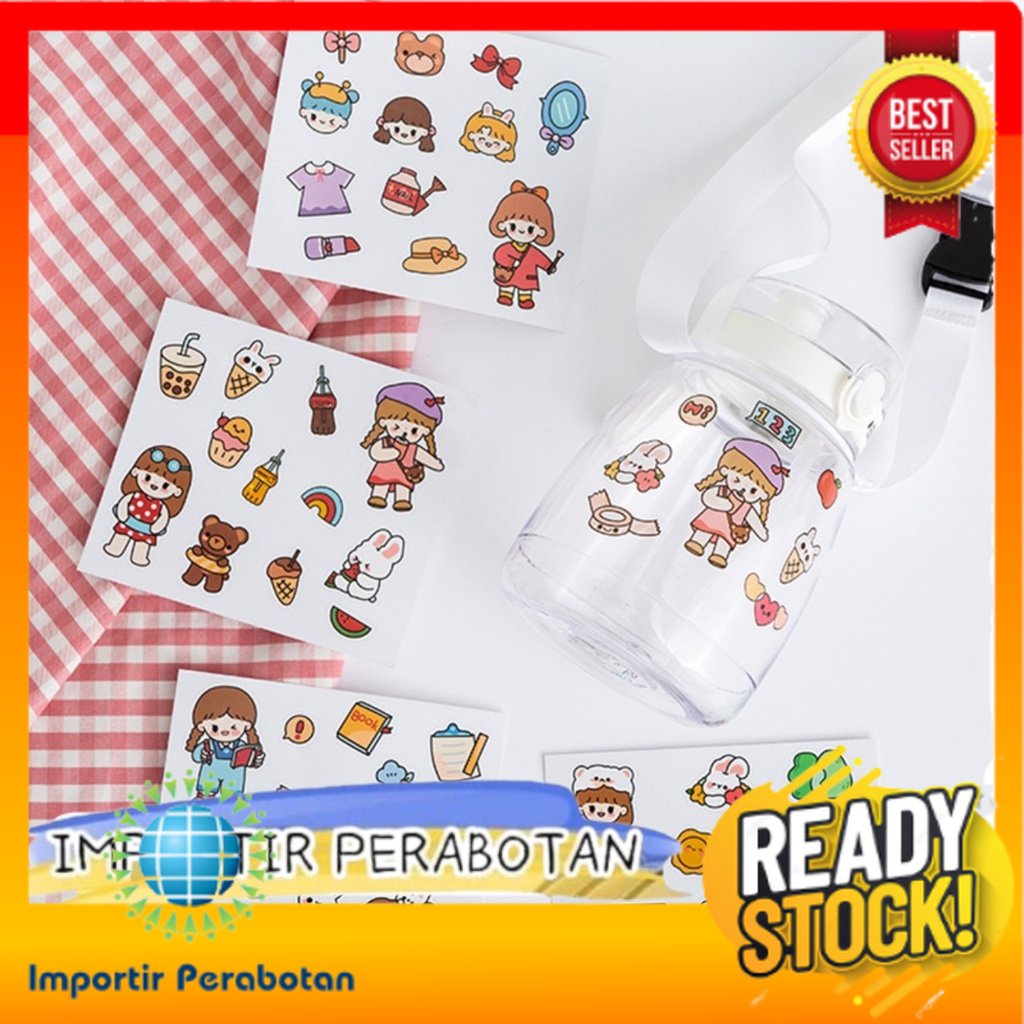 Jual IMP B106 Stiker 2D 3D Stiker Timbul Botol Motivasi Stiker Lucu