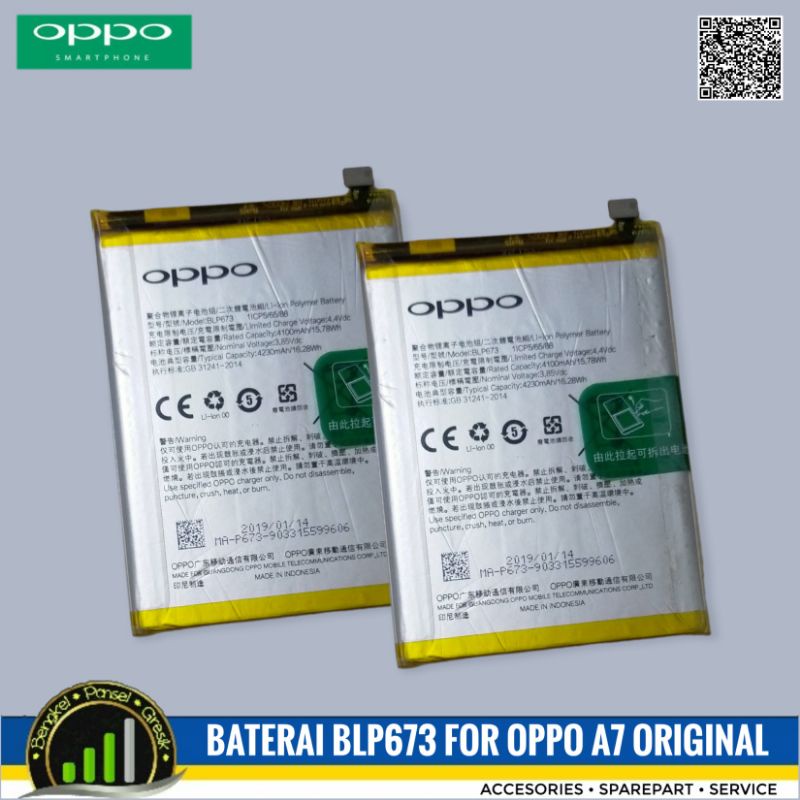 Jual Baterai Blp For Oppo A A S Original Shopee Indonesia