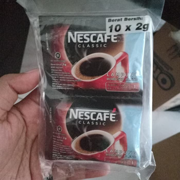 Jual Nescafe Kopi Instant Classic Sachet X Gr Shopee Indonesia