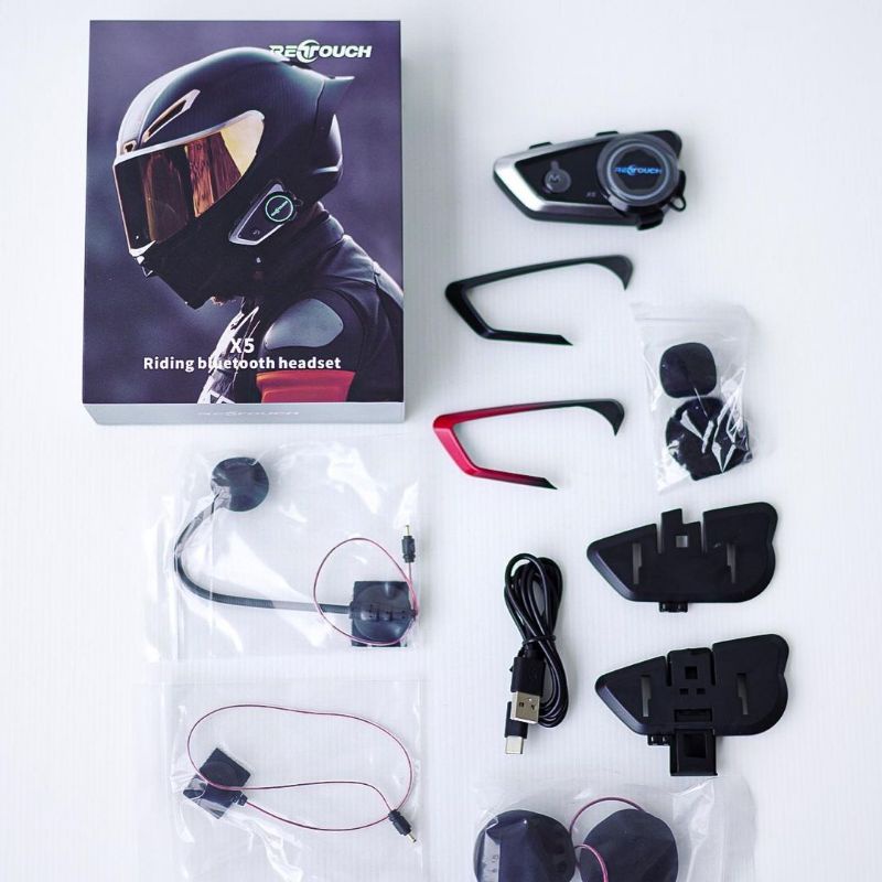 Jual INTERCOM RETOUCH RETOUCH X5 ORIGINAL HEADSET BLUETOOTH HELM