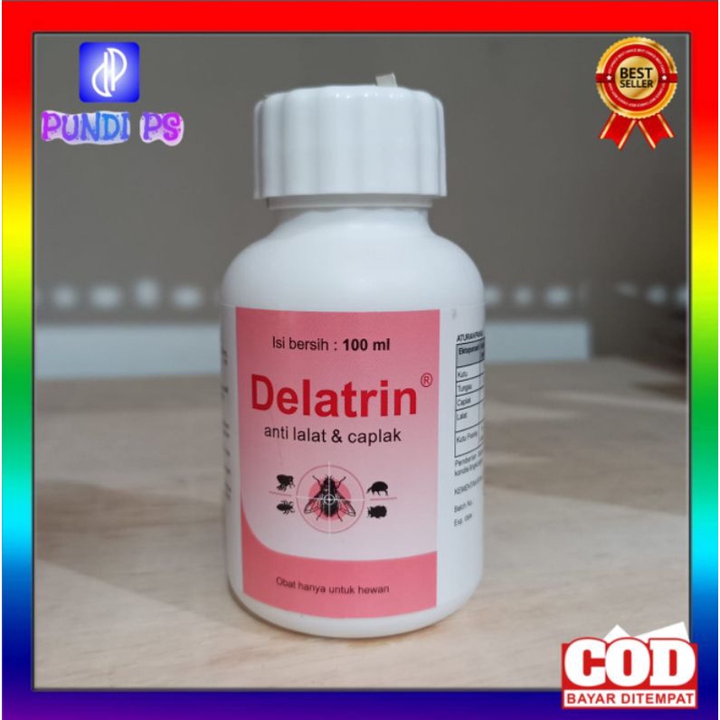 Jual DELATRIN 100 ML Obat Anti Parasit Serangga Pengganggu Hewan