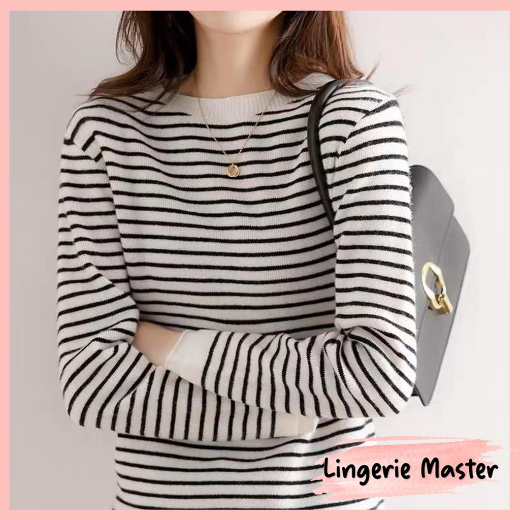 Jual LINGERIE MASTER T 48 Sweater Soft Knit Import Long SLeeve