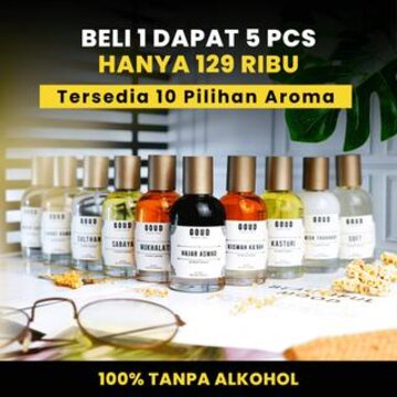 Jual BELI 1 DAPAT 5 GOUD Parfum Islami Non Alkohol Minyak Wangi