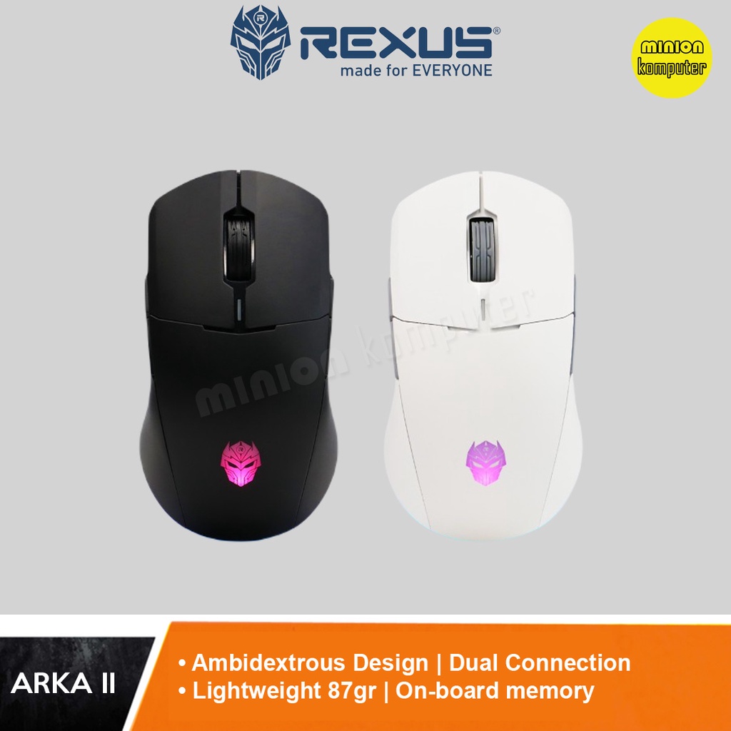 Jual Rexus Arka Ii Rx Rx Rgb Wireless Gaming Mouse Dual