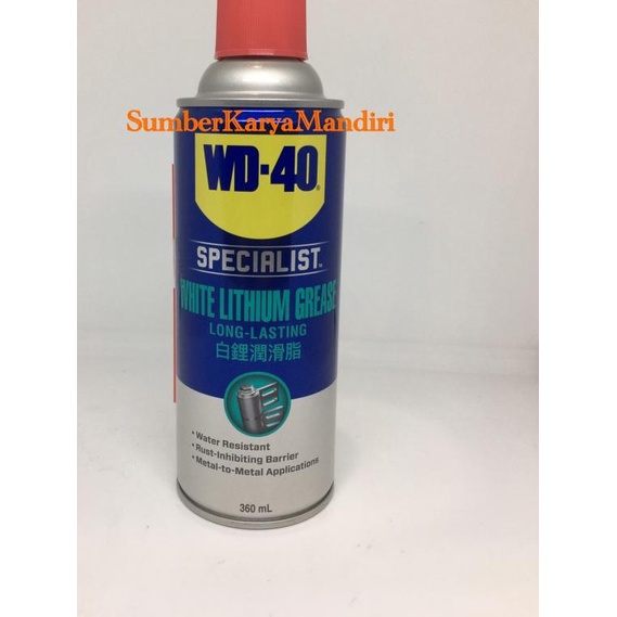 Jual WD 40 White Lithium Grease 360ML Shopee Indonesia