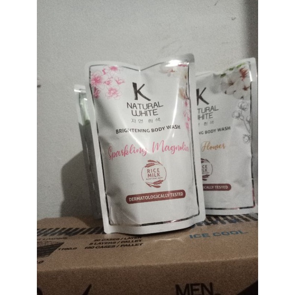 Jual K NATURAL WHITE Bodywash Sabun Cair 420ml Shopee Indonesia