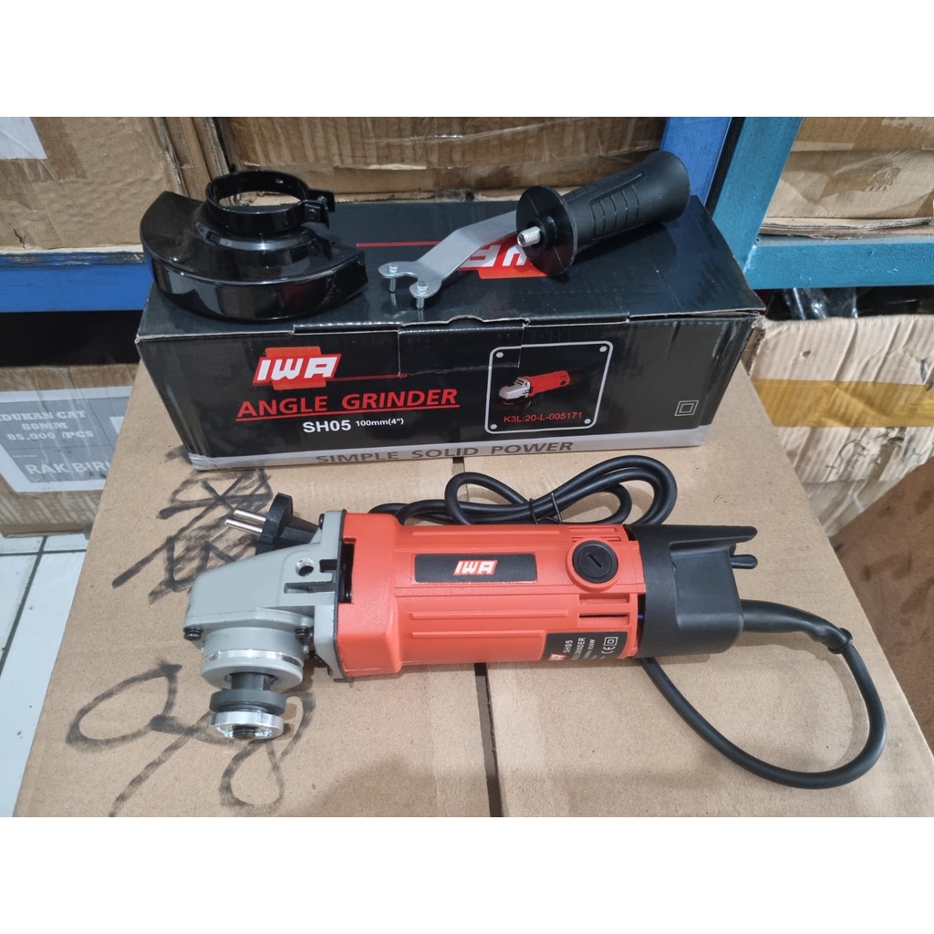 Jual Mesin Gerinda Tangan IWA SH 05 Angle Grinder 600W Mesin Grinda