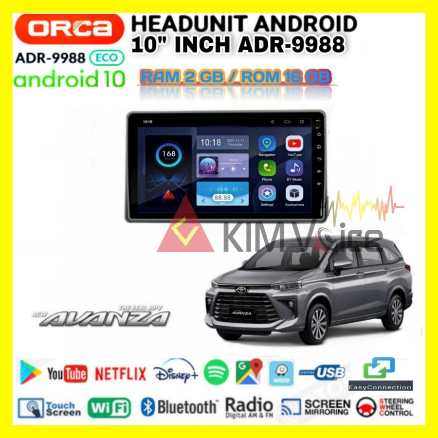 Jual Head Unit Android Orca Eco Inch Oem Avanza Up Soket Pnp