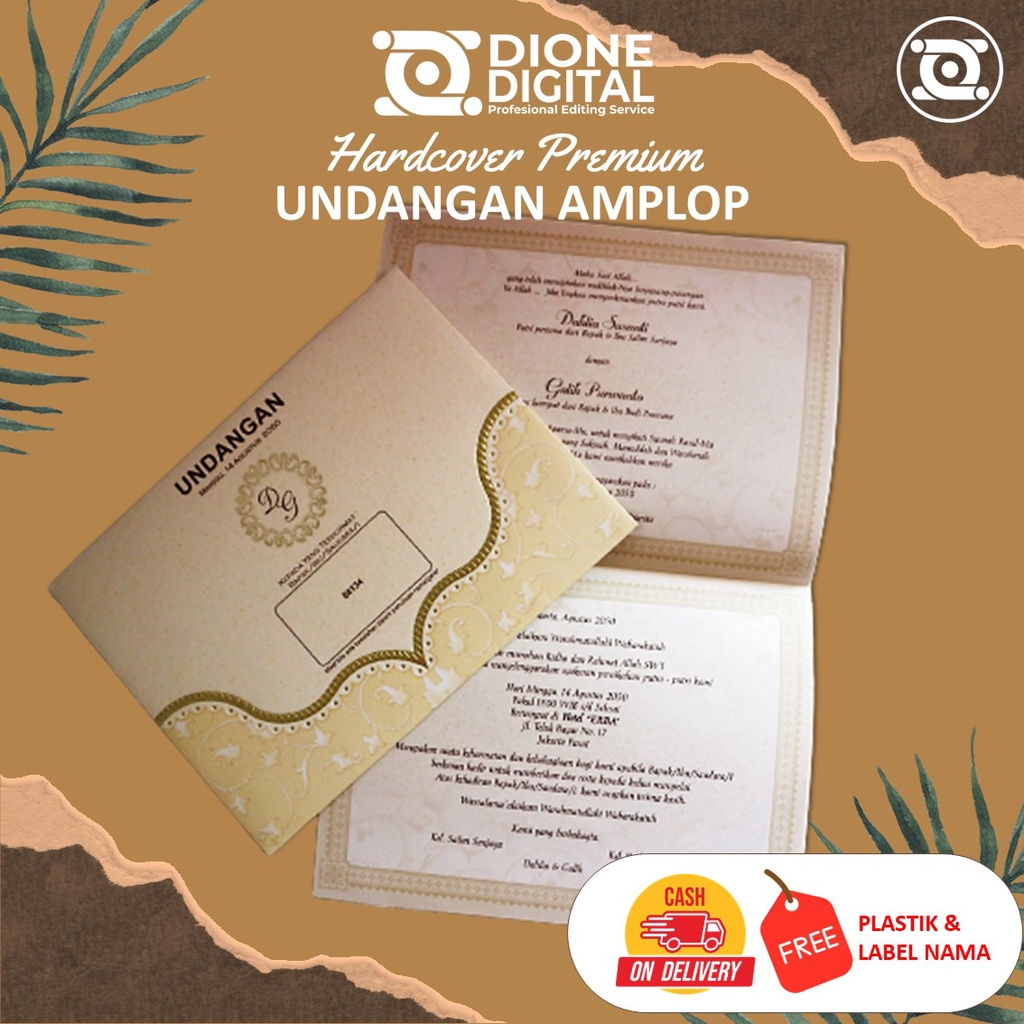 Jual Uc Undangan Amplop Hard Cover Pernikahan Khitan Khitanan