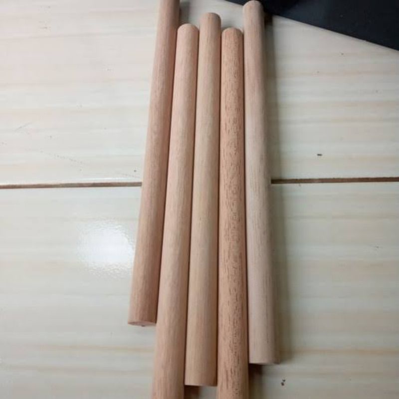 Jual KAYU DOWEL KAYU BULAT STIK TONGKAT PRAMUKA Shopee Indonesia