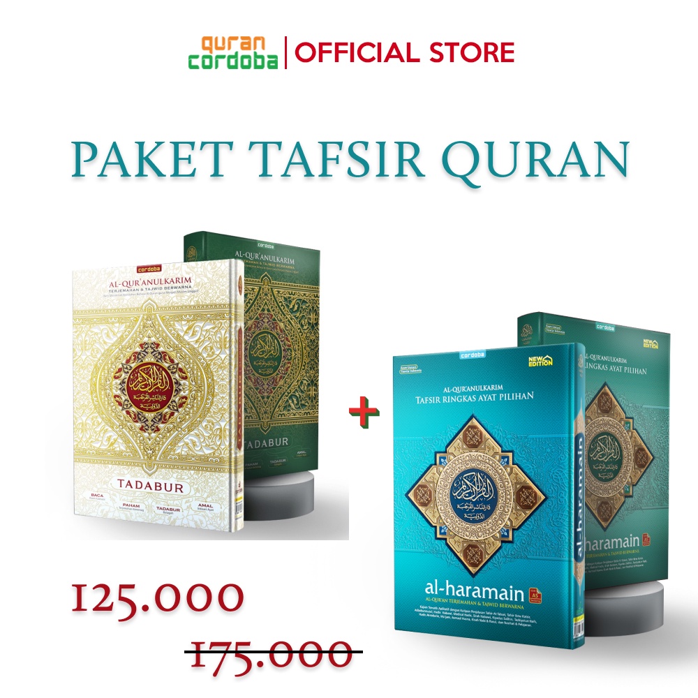 Jual NEW BUNDLING PACKAGE Al Quran Cordoba Paket Tafsir Dan Tadabbur