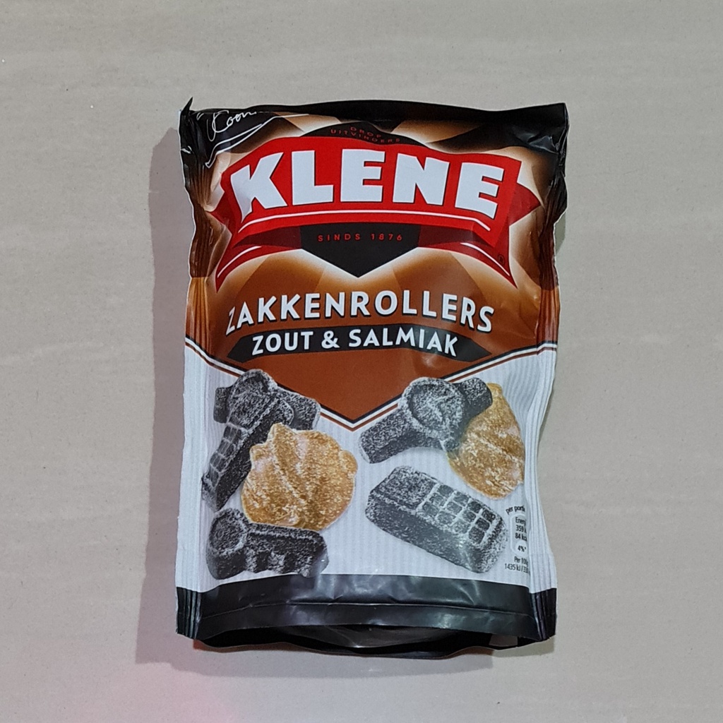 Jual Permen Klene Zakkenrollers Zoute Drop Zout And Salmiak Licorice