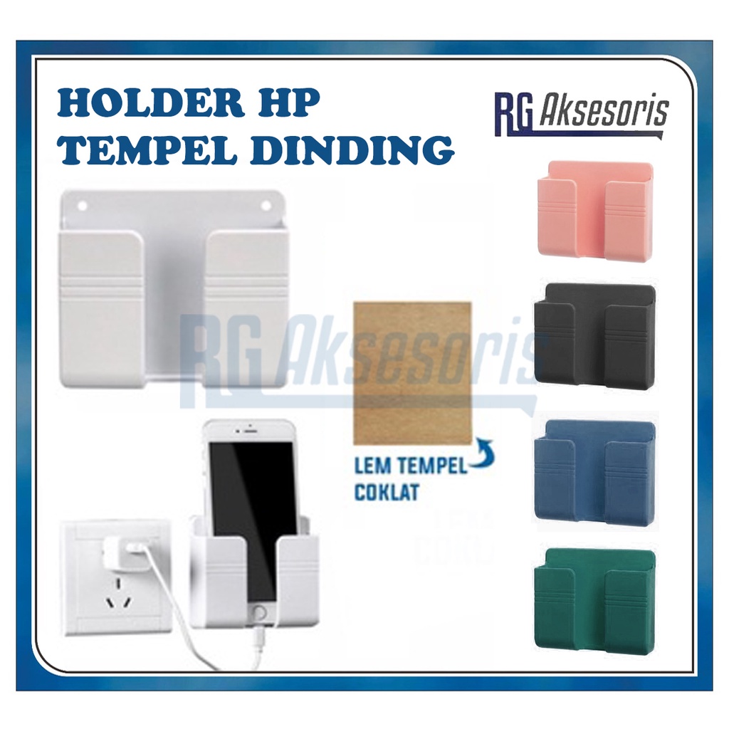 Jual Rgaksesoris Rak Holder Charger Hp Dinding Stand Holder Charging